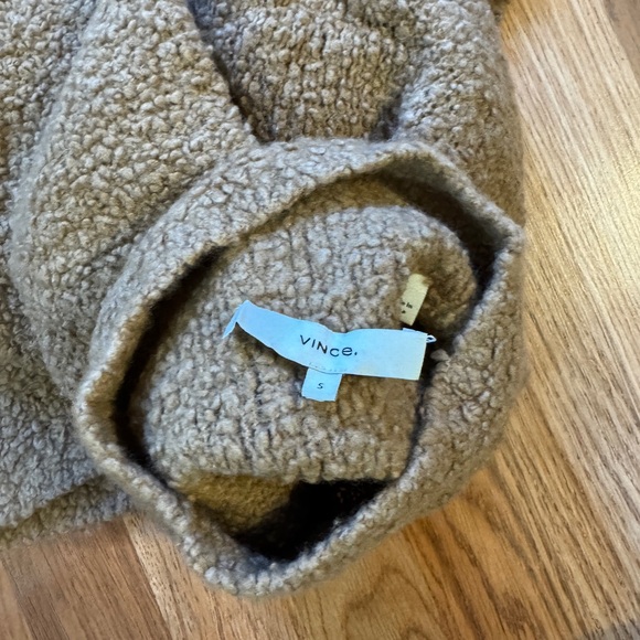 Vince Brown Cashmere-Wool Blend Turtleneck Sweater Size S - Picture 2 of 2